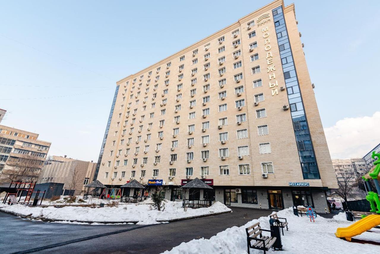 Сердце Города 1Комн Жк Молодёжный Almaty Exterior photo